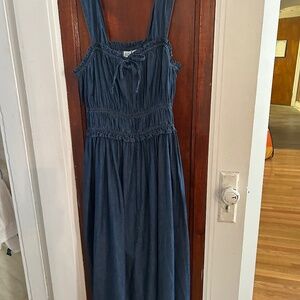 Lightweight denim summer dress